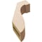 Ekena Millwork 3-inch W x 8-inch D x 12-inch H Del Monte Rough Cedar Woodgrain TimberThane Knee Brace, Primed BRCUR03X08X12DELRCPR - alternate 5